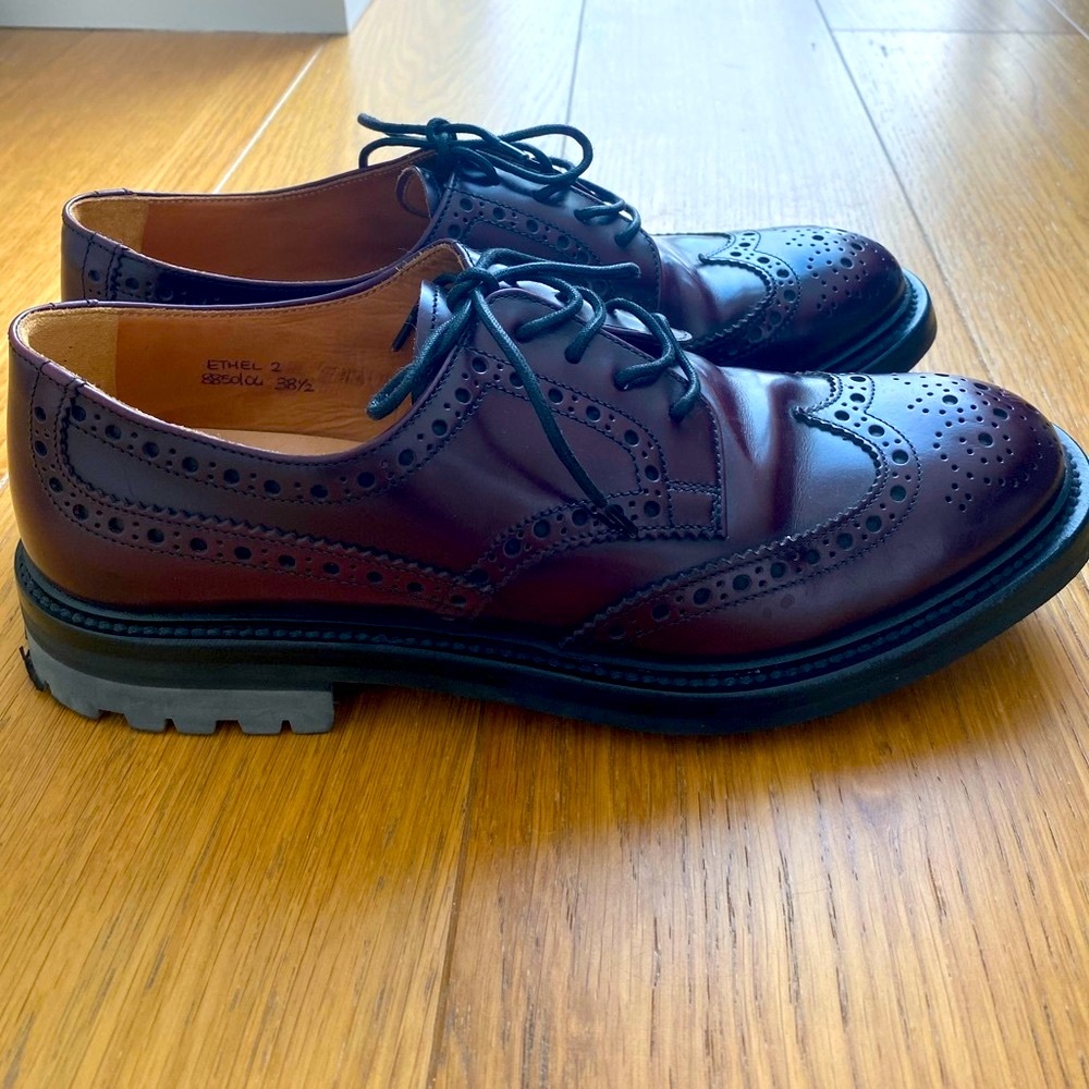 CHURCH’S LEATHER ETHEL 2 DERBY WITH BROGUING